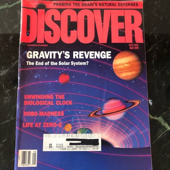3/$20  May 1990 Discover (The World of Science) Magazine - Picture 1 of 3